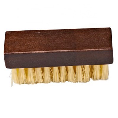 Hotel Bathroom Cleaning Accessories Factory Made Shoe Brush 9.6*3*4.5CM Wooden Outdoor Cleaning Custom Shoe Brush