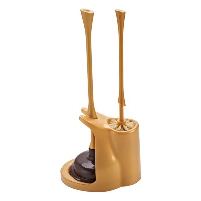 Billy Bathroom High Pressure Rubber Toilet Brush And Holder With Holder Set